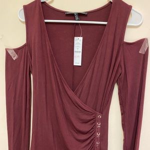 White House Black Market LS blouse